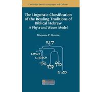 Benjamin Kantor The Linguistic Classification of the Reading (Copertina rigida)
