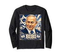 Benjamin Netanyahu - Primo Ministro dello Stato di Israele Maglia a Manica