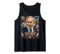 Benjamin Netanyahu Steampunk - Dio benedica Lo Stato di Israele Canotta