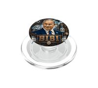 Benjamin Netanyahu Steampunk - Dio benedica lo Stato di Israele PopSockets PopGrip per MagSafe