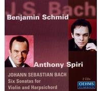 Benjamin Schmid Bach: 6 Sonatas for Violin and Harpsichord (CD)