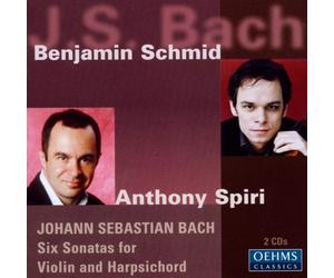 Benjamin Schmid Bach: 6 Sonatas for Violin and Harpsichord (CD)