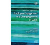 Benjamin Schnei A Research Agenda for Employee Engagement in (Copertina rigida)