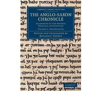 Benjamin Thorpe Thorpe, Benjamin The Anglo-Saxon Chronicle (Tascabile)