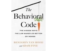 Benjamin van Rooij The Behavioral Code (Copertina rigida)