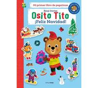 Benji Davies Osito Tito. Mi primer libro de pegatinas. ¡Feliz Navida (Tascabile)