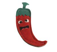 Benji & FloCrazy Faces Jalapeno The Red Hot Chilli Pelle Scamosciata (BZ5789)
