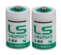 BenjiPower - 2 batterie LS14250 1/2 AA 3,6 V Li-SOCL2 al litio