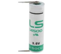 BenjiPower - Batteria Litio Li-SoCl2 LS14500 AA 3,6 V 2600 mAh lamelle di saldatura