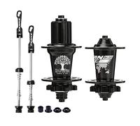 Benkeg mozzo della Bicicletta,Mozzo Bici MTB Set mozzo Anteriore e Posteriore per Bicicletta Mountain Bike 36 Fori 6 Cuscinetti con sgancio rapido