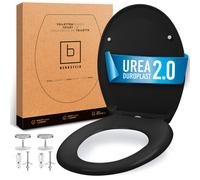 Benkstein Classico Copriletto Toilette Nero Ovale