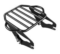 Benlari Gloss Black Detachable Luggage Rack 2-Up Mounting Rack Compatible for Harley Touring Road King Street Electra Glide 2009-2024 2021 2020 2019 2018 2017 2016 2015 2014 2013 2012 2011 2023