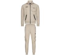 Lonsdale Camarillo Tracksuit Beige S Uomo