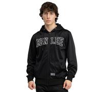 BENLEE DOYLE - Giacca da allenamento da uomo con cappuccio, vestibilità normale, nero/bianco, XL