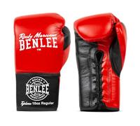 Benlee - Guanti da boxe in pelle Typhoon rosso/nero, 10 oz R