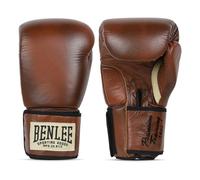 Benlee Leather Boxing Gloves Premium Training 199041 - Guanti da boxe, 14 oz marrone/nero/beige