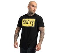 BENLEE Rocky Marciano Maglietta da Uomo con Marchio Boxlabel, Uomo, T-Shirt, 191085, Nero, 3XL