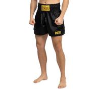 BENLEE - Pantaloni Thai da Boxe da Uomo, Tinta Unita, Taglia XXXL, Colore: Nero
