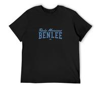 Benlee Rocky Marciano Boxing Men's T-Shirt Unisex Black Cotton Print Tee Shirts M