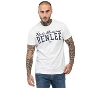 T-shirt Benlee Logo manica corta bianco blu - XL