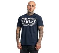 BENLEE Rocky Marciano Men Regular Fit T-Shirt Retro Logo, Uomo, Blu Scuro, L