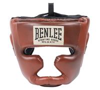 BENLEE Rocky Marciano Premium Headguard, Head Guard Unisex Adulto, Marrone/Nero/Beige, S/M