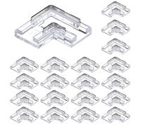 BENLUN Strisce LED Connettore Angolare Spina 20 Pezzi 8MM 2PIN L-Forma per non Cablata Senza Saldatura SMD COB LED Luci Striscia Angolo