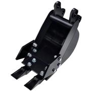Benna for escavatore piccola Benna da scavo multiuso | For lavori di ingegneria con mini escavatori. Utilizzare accessori for costruzioni su tutti i terreni(200mm Bucket)