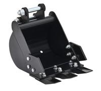 Benna for escavatore piccola Benna da scavo multiuso | For lavori di ingegneria con mini escavatori. Utilizzare accessori for costruzioni su tutti i terreni(600mm Bucket)