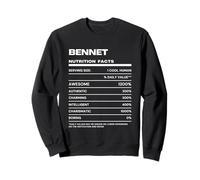 Bennet Dichiarazione Nutrizionale Nome Divertente Felpa