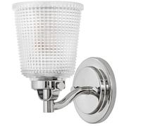 BENNETT CROMO LUCIDO LAMPADA DA PARETE LAMPADA HK-BENNETT1-BATH
