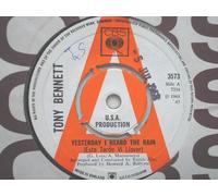 Bennett, Tony - Bennett, Tony Yesterday I Heard The Rain 7" CBS 3573 EX 1968 demo