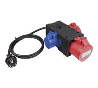 BENNING 044147 - Adattatore di misura CEE, a 3 vie, 16 A, 32 A.