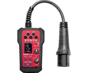 Benning EV 3-3 10239871 - Tester da parete e adattatore per colonne di carica EV