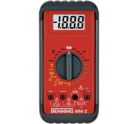 Benning Multimetro 0,1 mV-1000 V DC 0,1 mV-750 V AC con batteria/circuiti di misura/custodia MM 2 Quantità:1