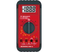 Benning Multimetro 0,1 mV-1000 V DC 0,1 mV-750 V AC con batteria/circuiti di misura/custodia MM 2 Quantità:1