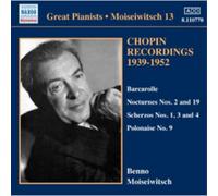 Benno Moiseiwitsch Chopin Recordings 1939-1952 - Volume 3 (CD) Album
