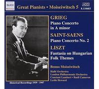 Benno Moiseiwitsch Great Pianists: Moiseiwitsch (Lambert, Cameron, Lpo) (CD)