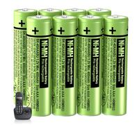 BENNTOP 8 batterie AAA NI-MH per telefoni cordless 400 mAh 1,2 V BK-40AAABU ricaricabili AAA per telefoni Panasonic Gigaset BT