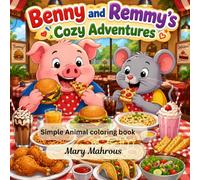 Benny and Remmy's Cozy Adventures: Simple Animal coloring book