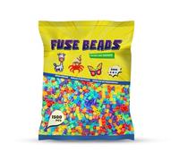 Benny Beads Perline da Stirare 1500 Pezzi, Dimensione Midi 5mm, Accessori Creativi per Lavori DIY Perline a Fusione