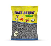 Benny Beads Perline da Stirare 1500 Pezzi, Dimensione Midi 5mm, Accessori Creativi per Lavori DIY Perline a Fusione