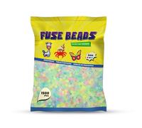 Benny Beads Perline da Stirare 1500 Pezzi, Dimensione Midi 5mm, Accessori Creativi per Lavori DIY Perline a Fusione