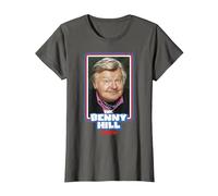 Benny Hill Show Smile retrò Invecchiato Maglietta, Donna, Asfalto, L