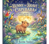 Benny the Brave Capybara: A 5-Minute Bedtime Story About Confidence, Courage, and Believing in Yourself for Kids Ages 3-8
