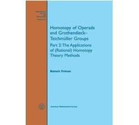 Benoit Fresse Homotopy of Operads and Grothendieck-Teichmulle (Copertina rigida)