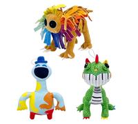Benolls Smiling Critters Plush CatNap/Doyday/Craftycorn, Soft Stuffed Animal Pillow Doll for children and adults (3PCS)