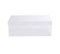 Benoon - Scatola trasparente per scarpe, antipolvere, impilabile, per cassetti, scarpe, contenitore trasparente