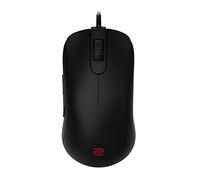 BenQ ZOWIE S1-C Mouse da gaming simmetrico per eSport,Peso ridotto,Cavo in paracord e rotella a 24 step per maggior personalizzazione,Senza driver,Finitura nero opaco,Dimensione Medio