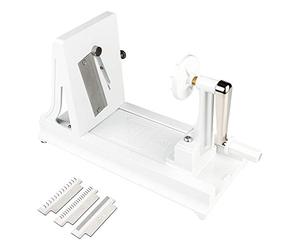 Benriner Affettatrice orizzontale professionale giapponese con tre lame intercambiabili, bianco BN-7W, plastica ABS